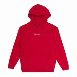 We're Not Really Strangers (WNRS) Red Hoodie L